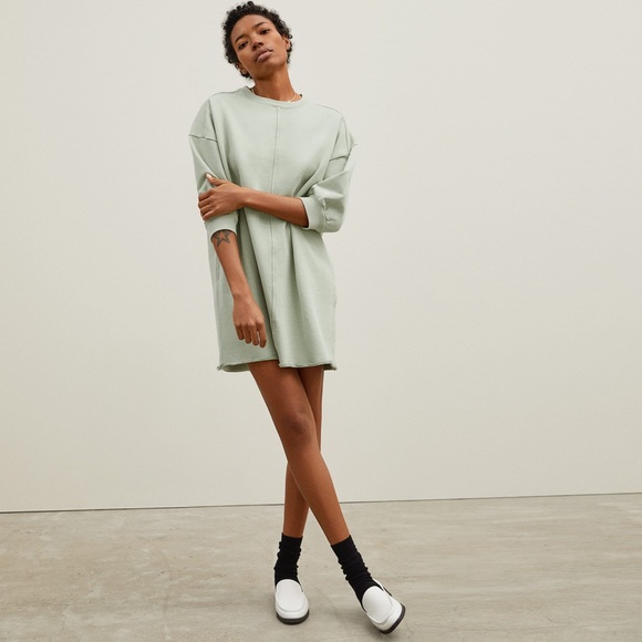 Everlane Dresses & Skirts - Everlane Track Sweater Dress Laurel sage